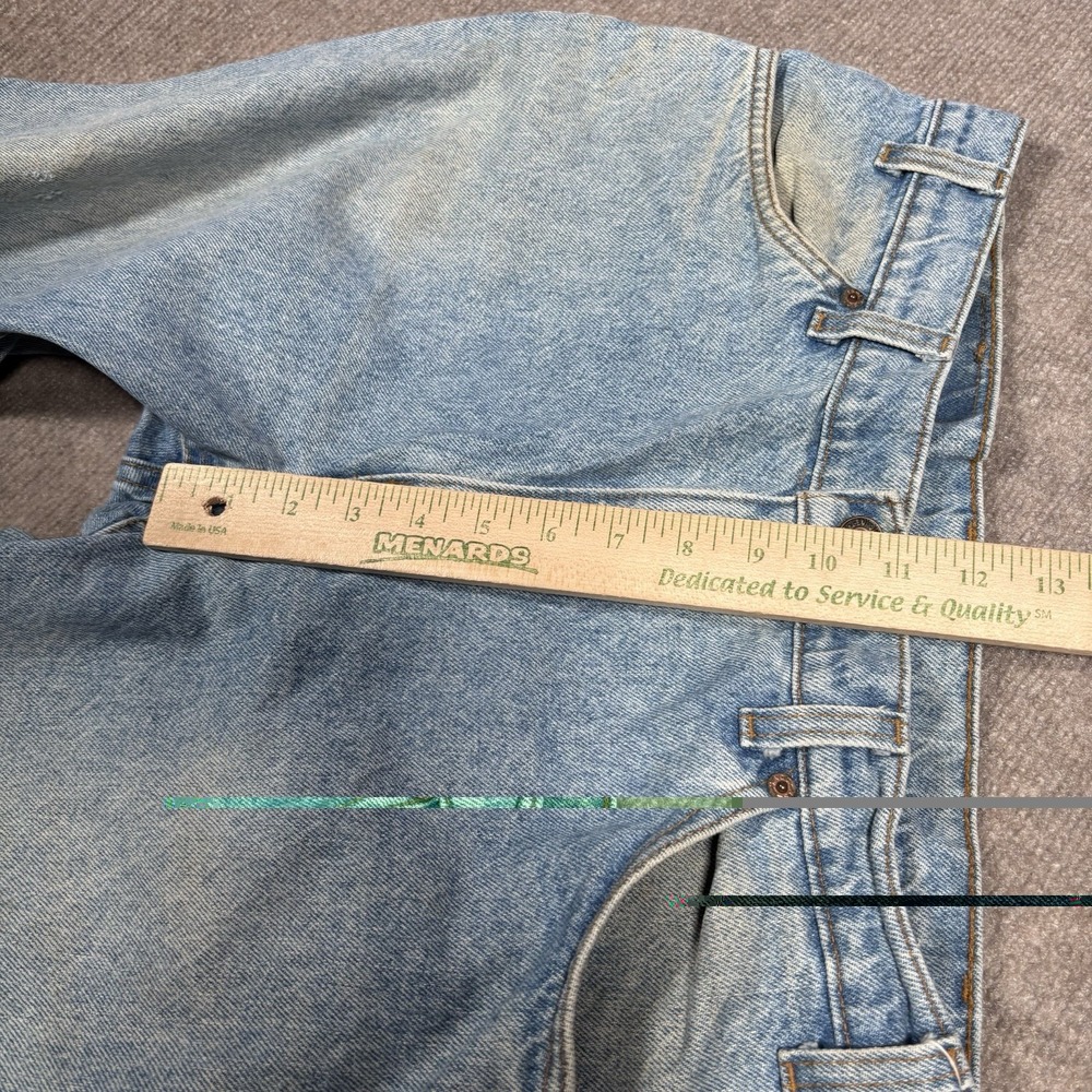 Vintage Levis 506 Jeans Mens 34x30 (Tag 36x30) Orange Tab Blue Denim Made In USA - Picture 16 of 16